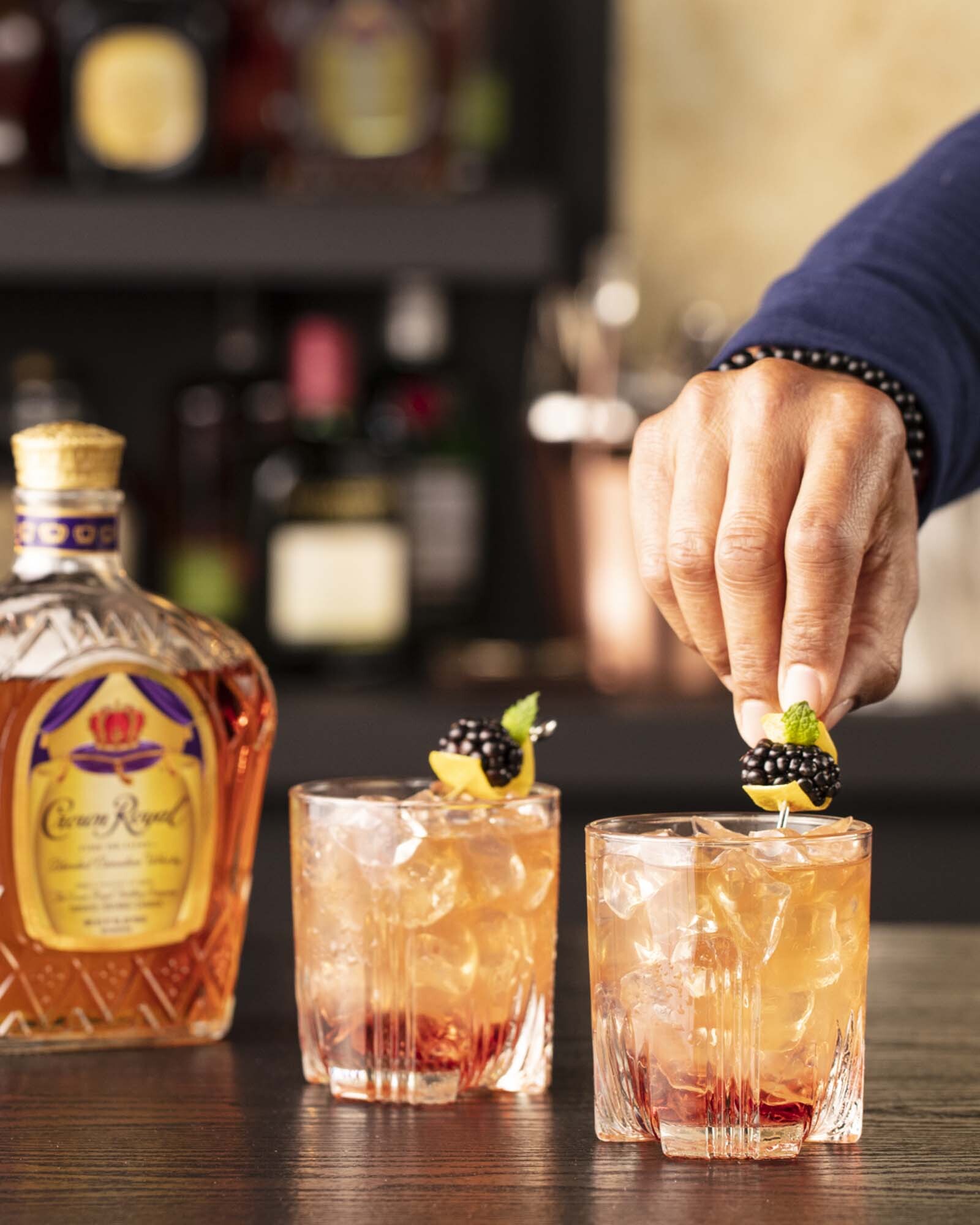 Blackberry Whisky Sour Whisky Cocktail Recipe Crown Royal