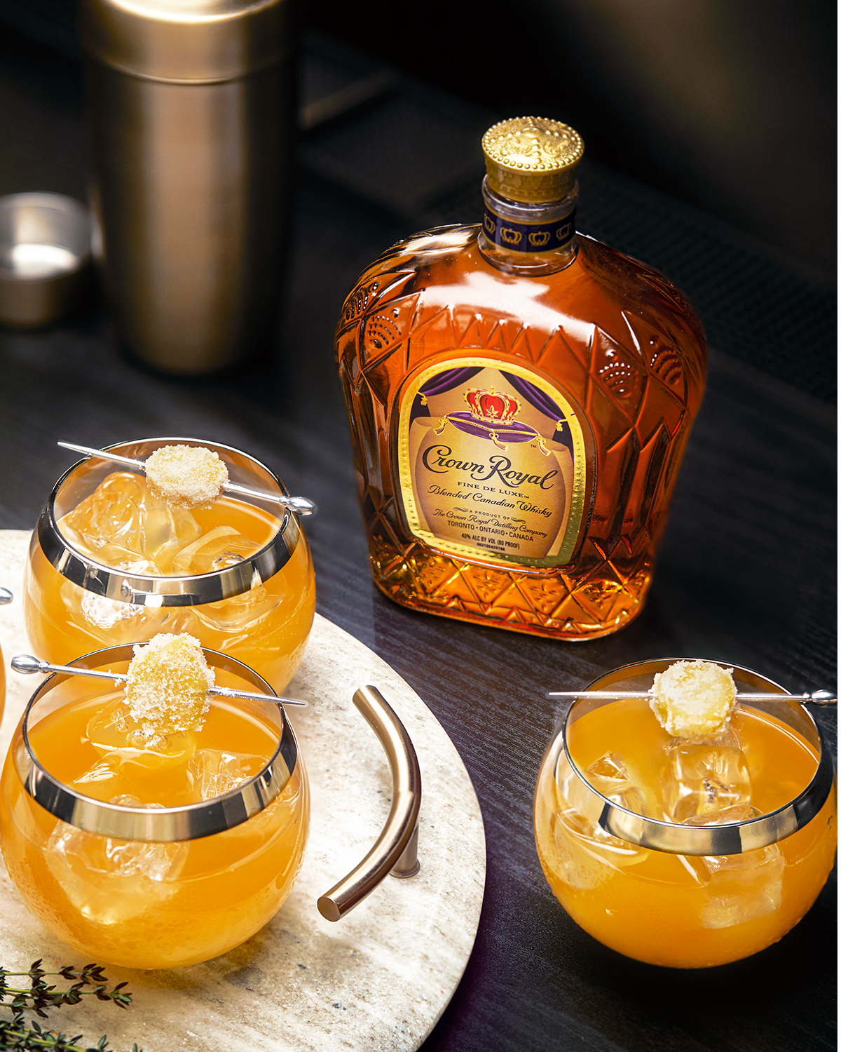 Crown Royal Clementine & Ginger Old Fashioned Whisky Cocktail