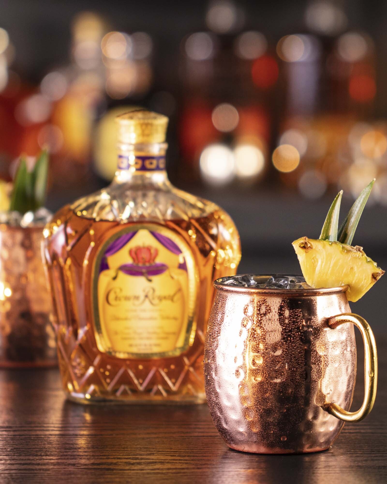 Crown Royal Deluxe Pineapple Mule Whisky Cocktail