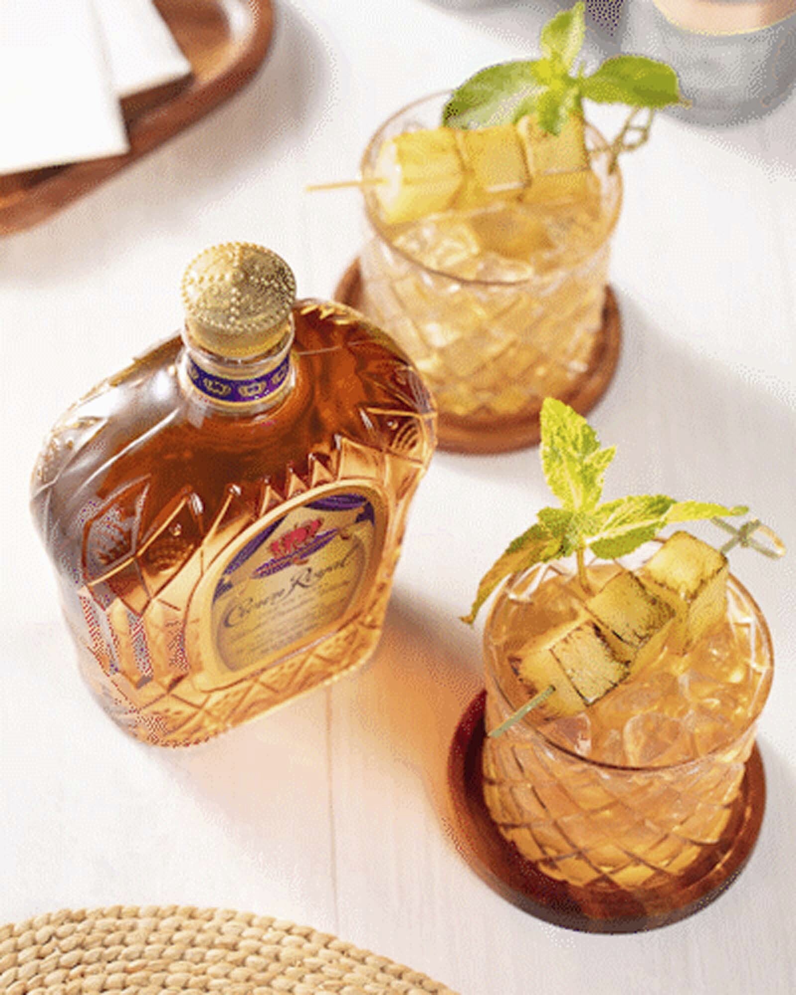 Crown Royal Pineapple Old Fashioned Whisky Cocktail