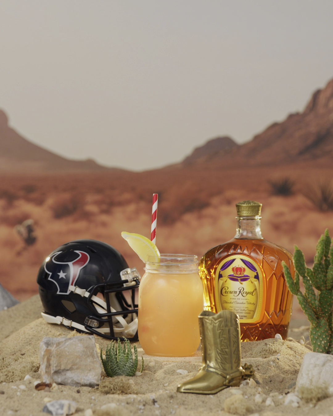 Crown Royal Vince Wilfork's Signature Cocktail Texas Tea  Whisky Cocktail